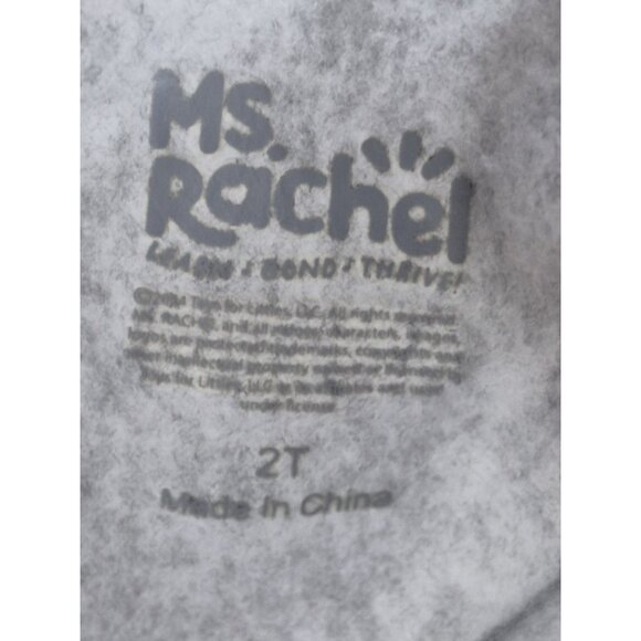 Ms. Rachel Long Sleeve Hoodie And Sweatpant Outfit Toddler Girls Sz 2T - Picture 9 of 10